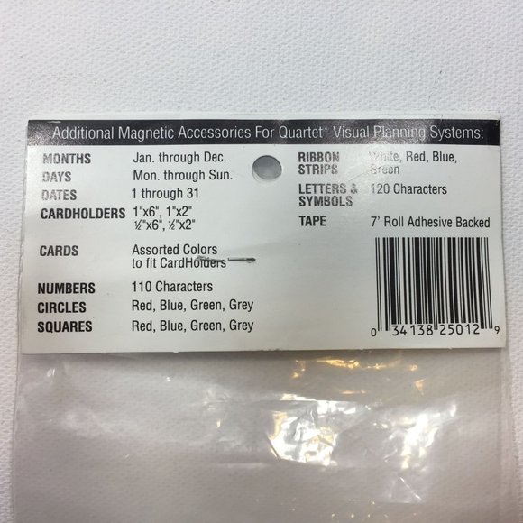 Quartet Magnetic Tape Roll White 7' Adhesive Backed Stick On Office Classroom Ho - Picture 4 of 4